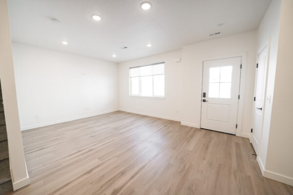 modern townhome living room