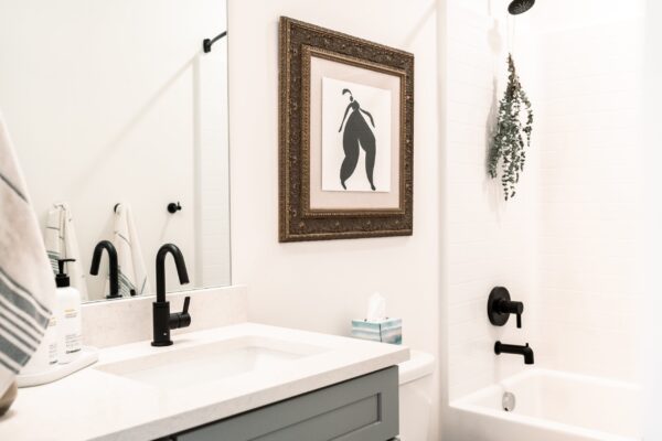 Our Townhouse Bathroom with Bath & Shower