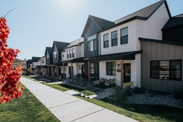 Our Townhomes Beautiful Front Entrance